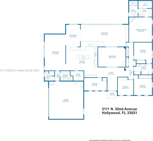 3111 N 52nd Ave, Hollywood, FL 33021 - view of floor plan / room layout