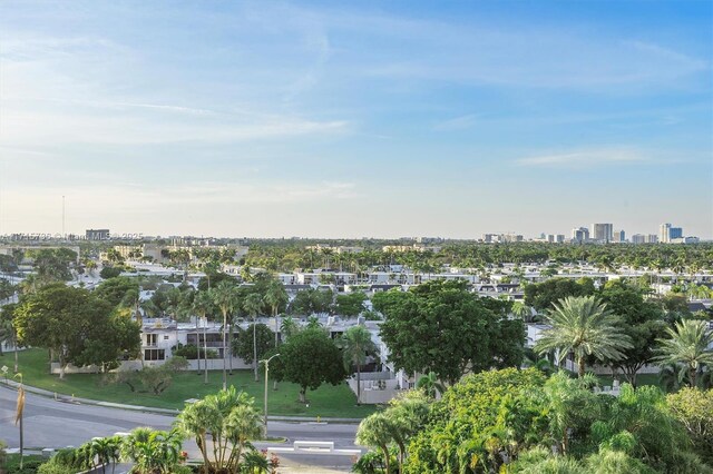 drone / aerial view featuring a view of city