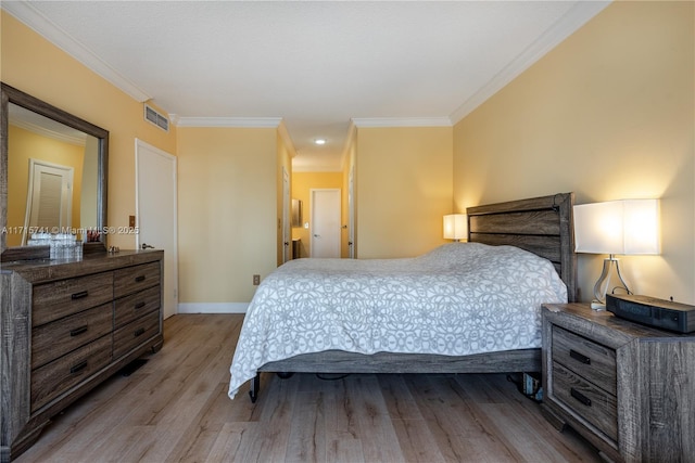 1985 S Ocean Dr Unit 6P, Hallandale Beach, FL 33009 - bedroom featuring wood finished floors, crown molding, and baseboards