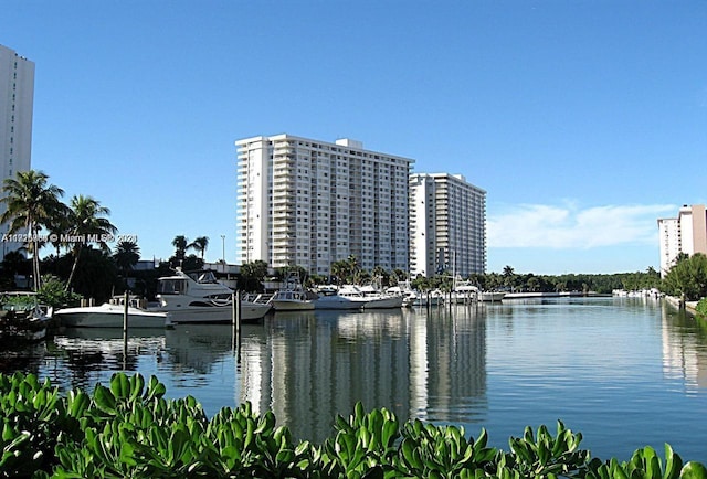 property view of water