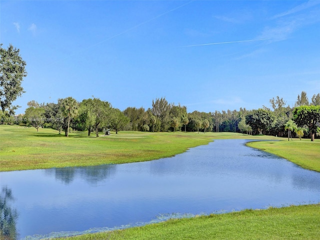 view of water feature