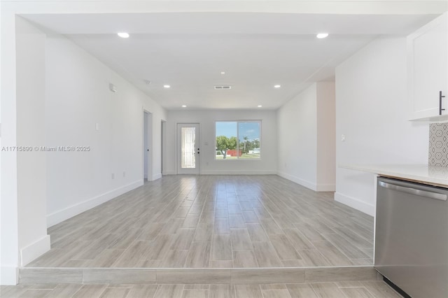 view of unfurnished living room