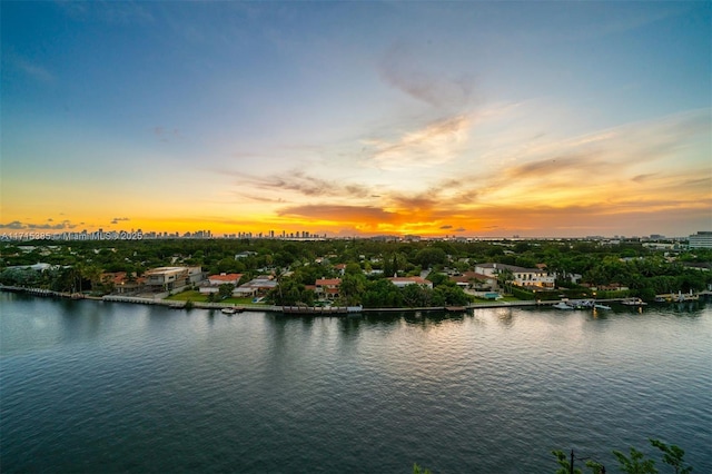 property view of water