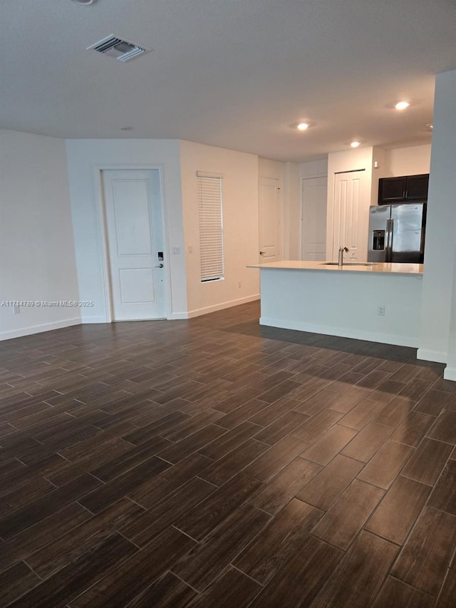 view of unfurnished living room