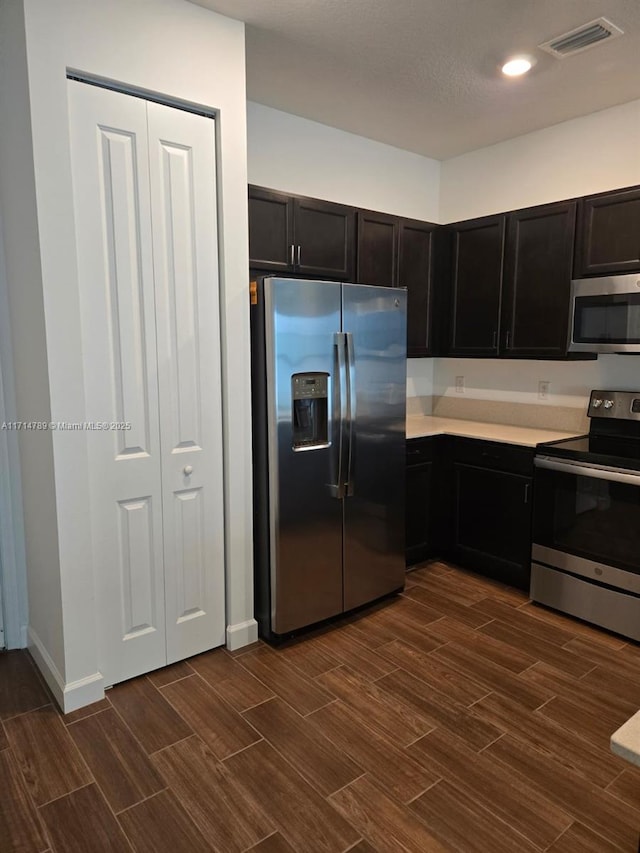 kitchen with stainless steel appliances