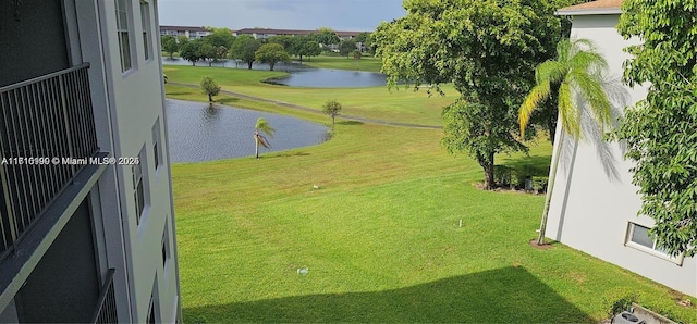 251 SW 132nd Unit 417H, Pembroke Pines, FL 33027 - view of green lawn with a water view and view of golf course