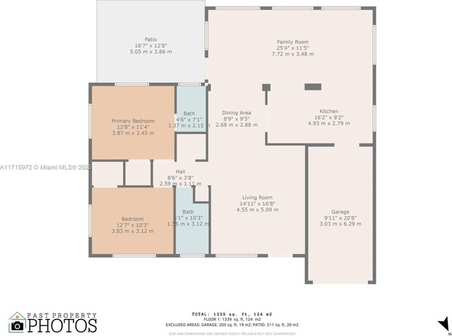 6708 NW 58th Ct, Tamarac, FL 33321 - floor plan