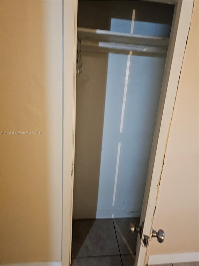 view of closet