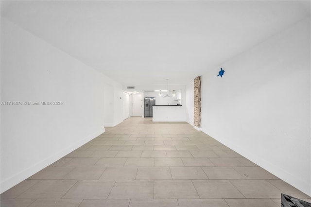 view of unfurnished living room