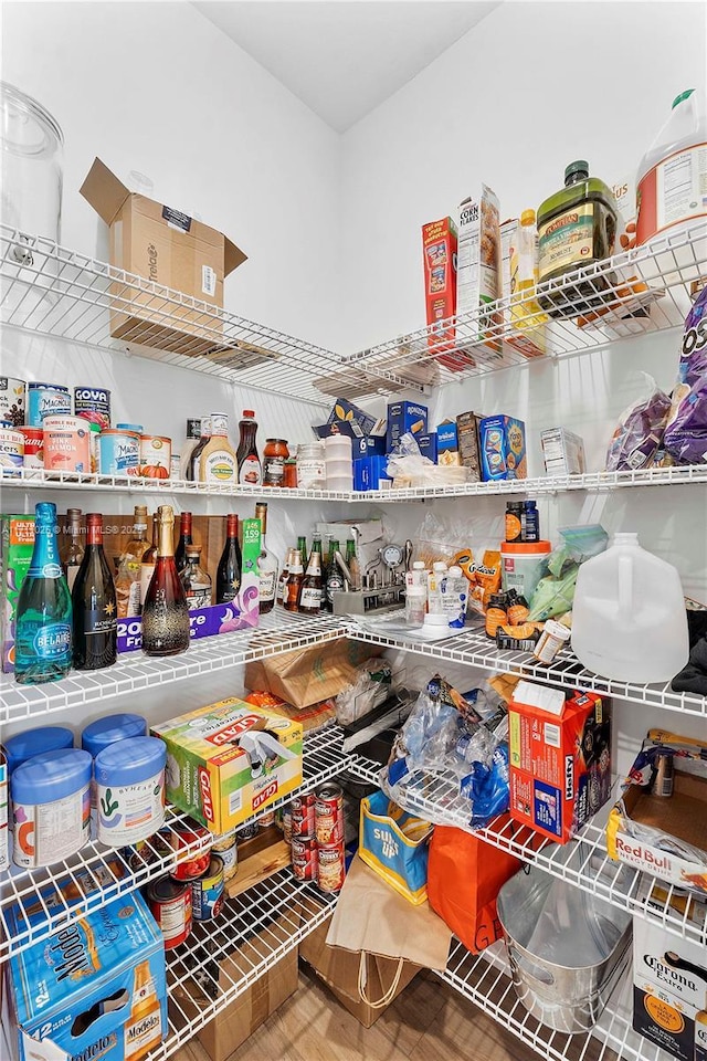 view of pantry