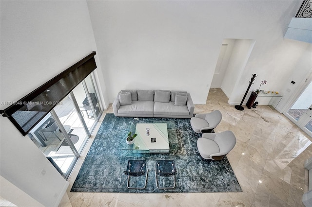 living room with a wealth of natural light