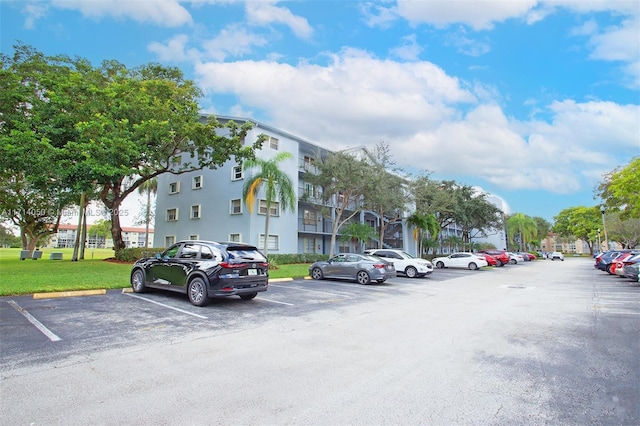 view of car parking