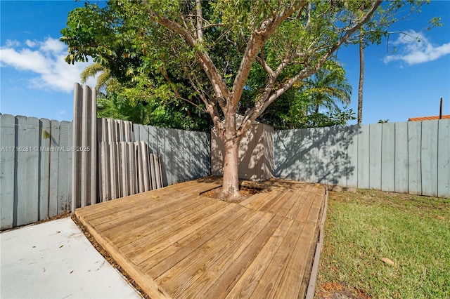 view of deck