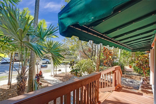 1445 Jackson St, Hollywood, FL 33020 - view of wooden terrace