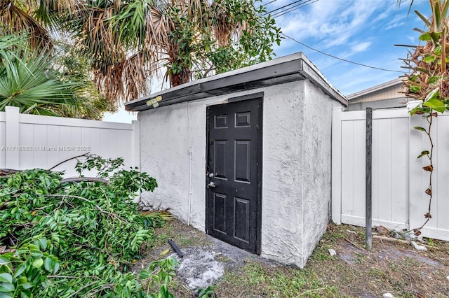 view of outbuilding