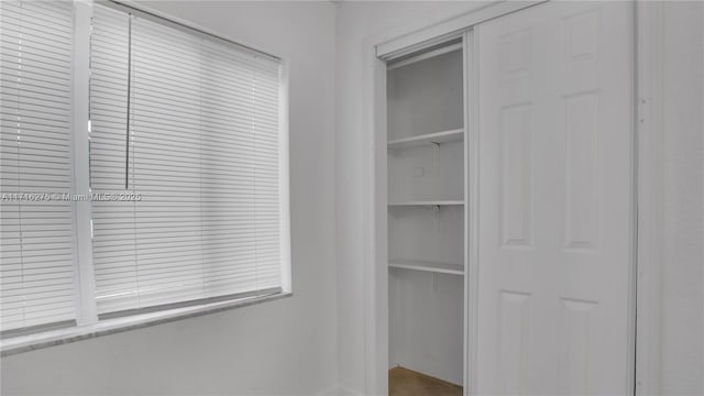 view of closet