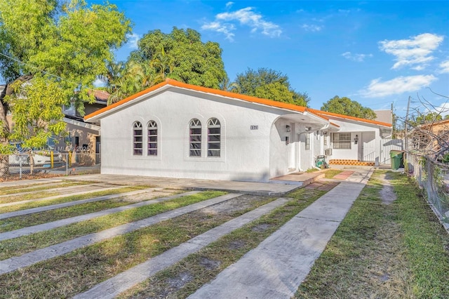 view of front of home