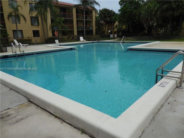 view of pool