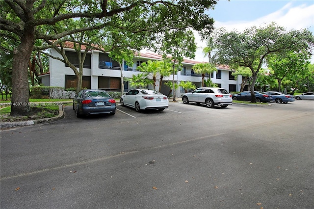 view of parking / parking lot