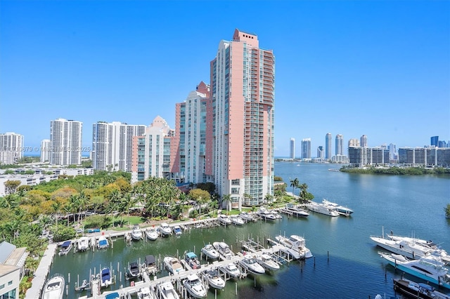 3340 NE 190th St Unit 1206, Aventura, FL 33180 - water view with a city view