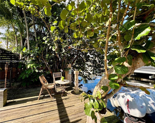 view of deck