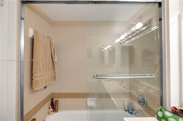 18151 NE 31st Ct Unit 1709, Aventura, FL 33160 - bathroom featuring shower / bath combination with glass door