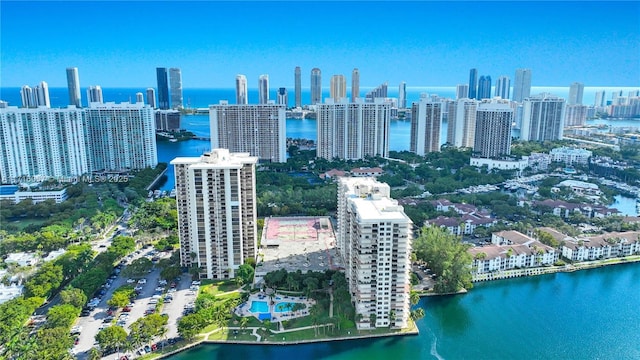 18151 NE 31st Ct Unit 1709, Aventura, FL 33160 - bird's eye view of a large body of water and skyline