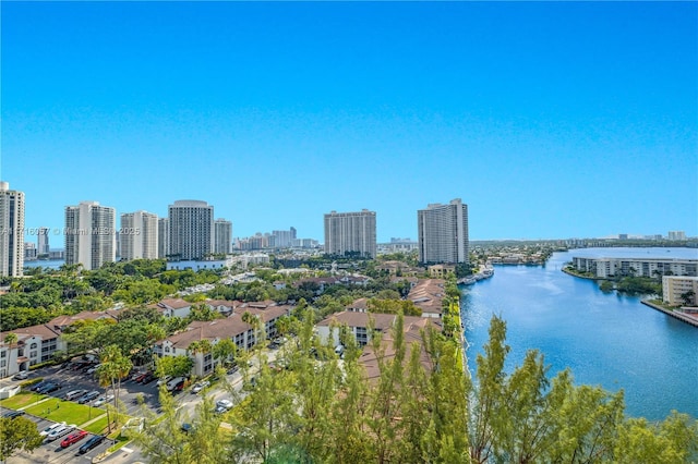 18151 NE 31st Ct Unit 1709, Aventura, FL 33160 - drone / aerial view of a large body of water and skyline
