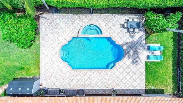 view of pool