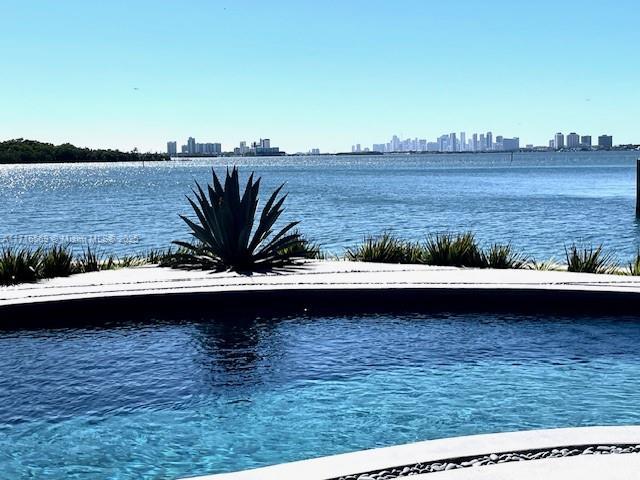 view of water feature