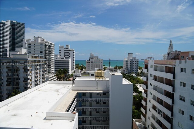 view of city with a water view