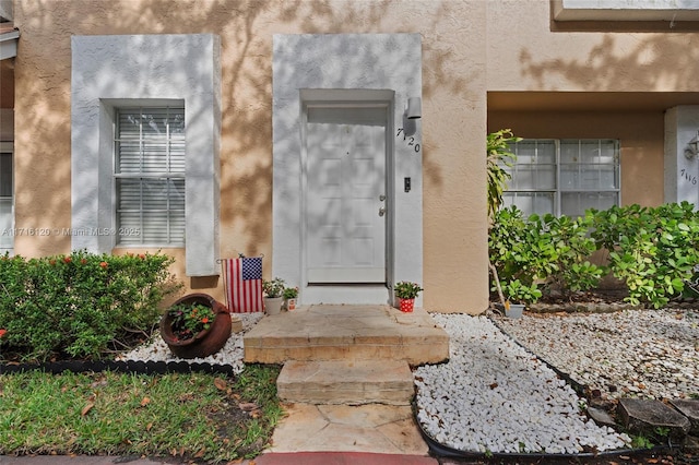 view of entrance to property