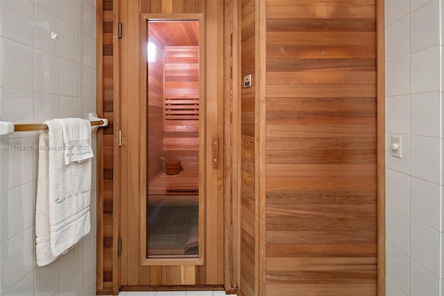 view of sauna / steam room