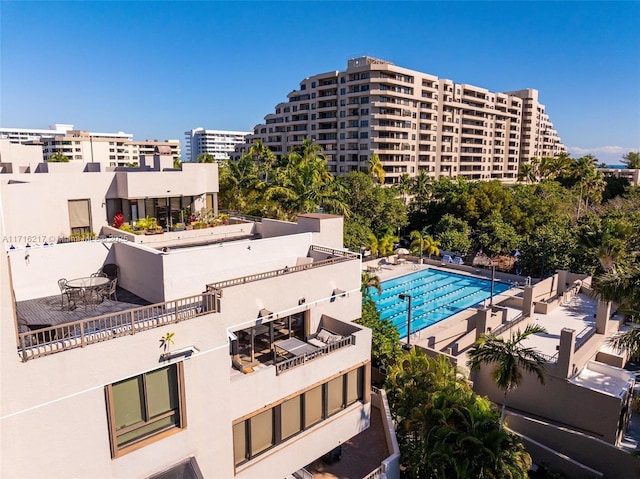 view of pool