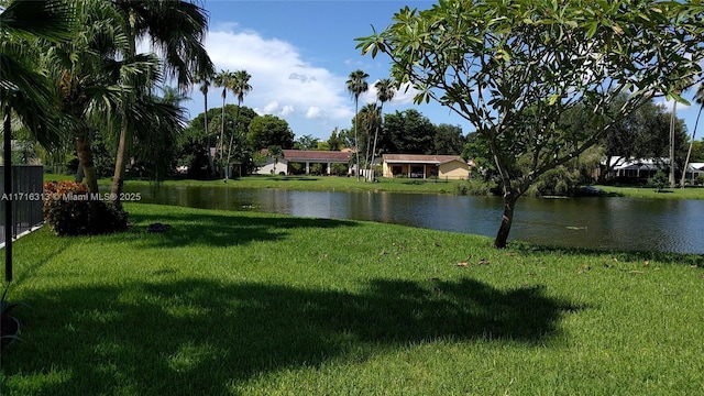 view of water feature