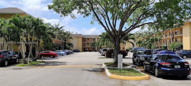 view of car parking