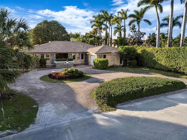 view of ranch-style home