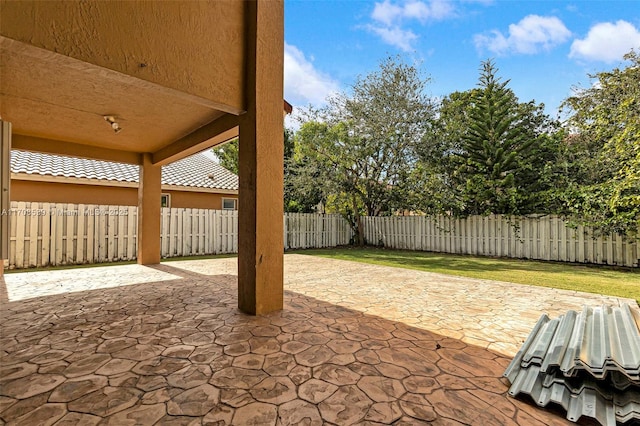 view of patio