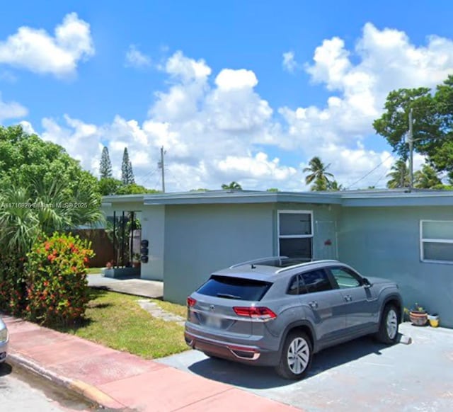 view of front of home