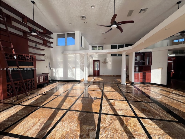 view of patio / terrace with ceiling fan