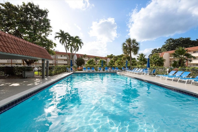 view of swimming pool