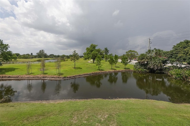 property view of water