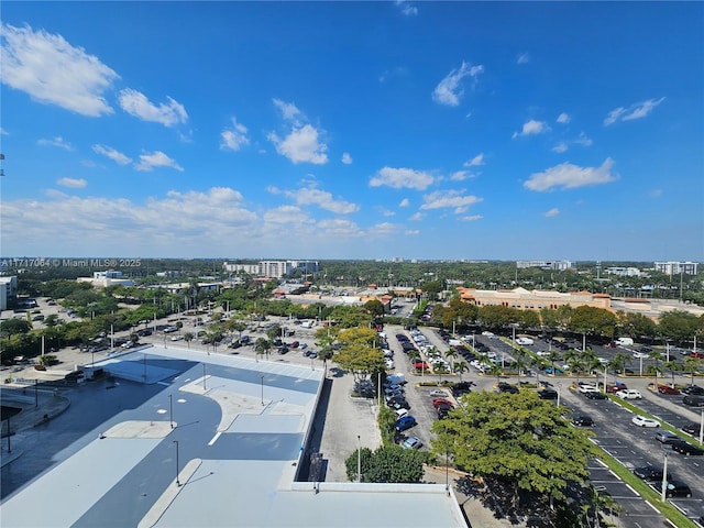 drone / aerial view featuring a view of city