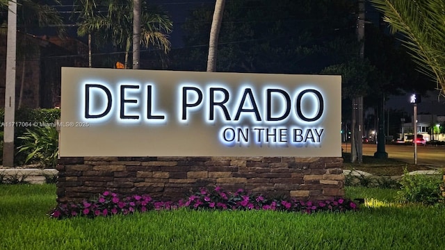 18051 Biscayne Blvd Unit 1204, Aventura, FL 33160 - view of community sign