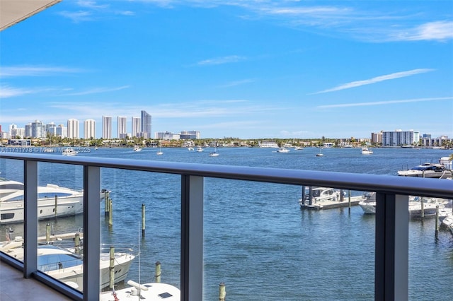 17301 Biscayne Blvd Unit 305, North Miami Beach, FL 33160 - water view featuring skyline