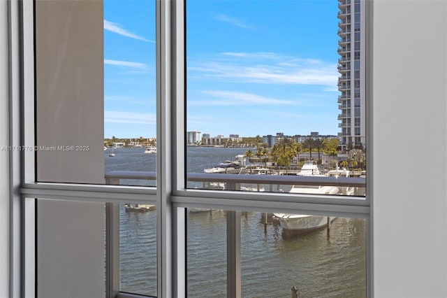 17301 Biscayne Blvd Unit 305, North Miami Beach, FL 33160 - water view featuring nearby urban area