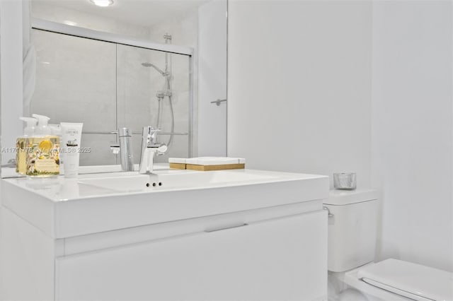 17301 Biscayne Blvd Unit 305, North Miami Beach, FL 33160 - full bathroom with toilet, vanity, and a stall shower