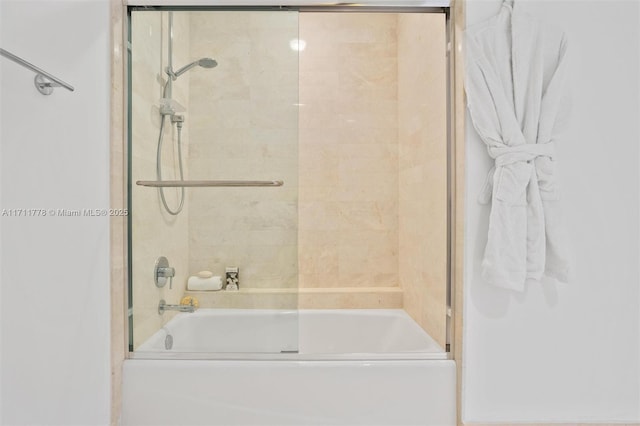 17301 Biscayne Blvd Unit 305, North Miami Beach, FL 33160 - bathroom with combined bath / shower with glass door