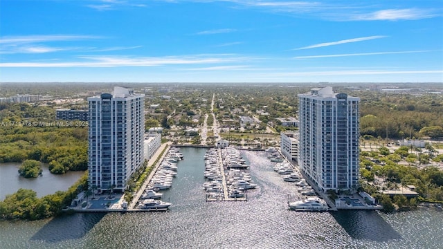 17301 Biscayne Blvd Unit 305, North Miami Beach, FL 33160 - aerial view of a nearby body of water