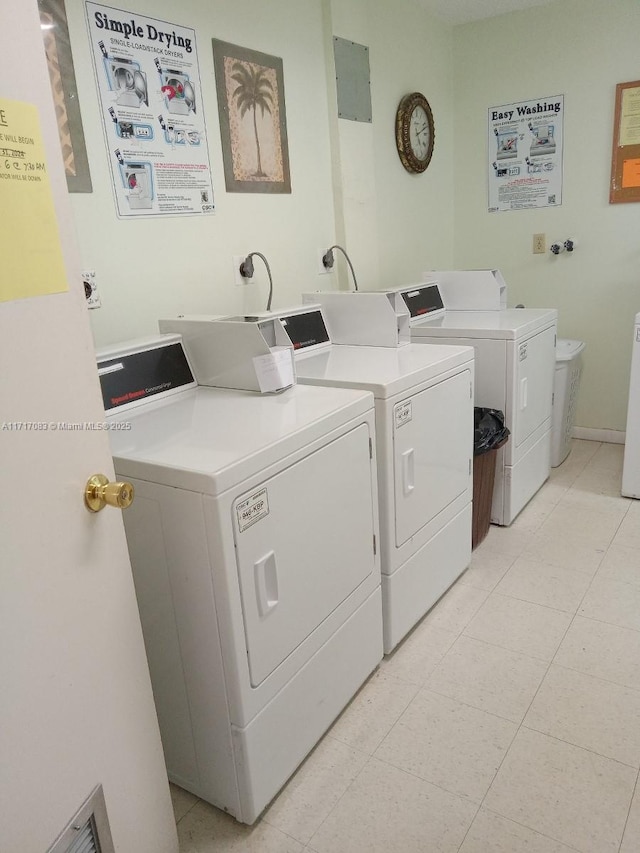 washroom with washer and clothes dryer